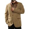 Men's Vintage Buckskin Jacket for Autumn - Quick 24-Hour Shipping | MTA2225C0TO