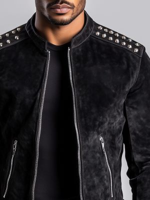 Black Suede Jacket for Men/Women – Stylish, Premium Quality with 24-Hour Fast Shipping