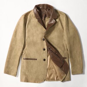 Men's Vintage Buckskin Jacket for Autumn - Quick 24-Hour Shipping | MTA2225C0TO