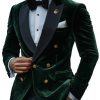 Men's Vintage Velvet Double-Breasted Blazer – Fast 24-Hour Shipping