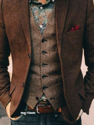 Retro Casual Blazer with 3 Pockets – Solid Color Lightweight Jacket, Ships in 24 Hours