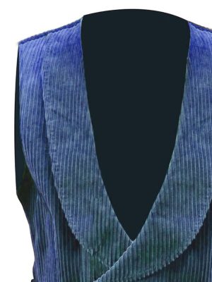 Vintage Corduroy Double-Breasted Vest – Classic Solid Color Men's/Women's Waistcoat with 24-Hour Shipping