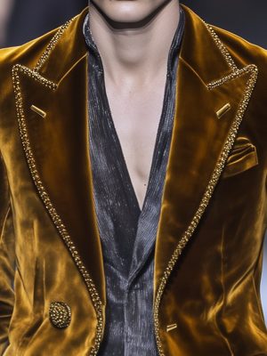 British Style Velvet Blazer for Men – Two-Button Casual Lapel Jacket with 24-Hour Shipping